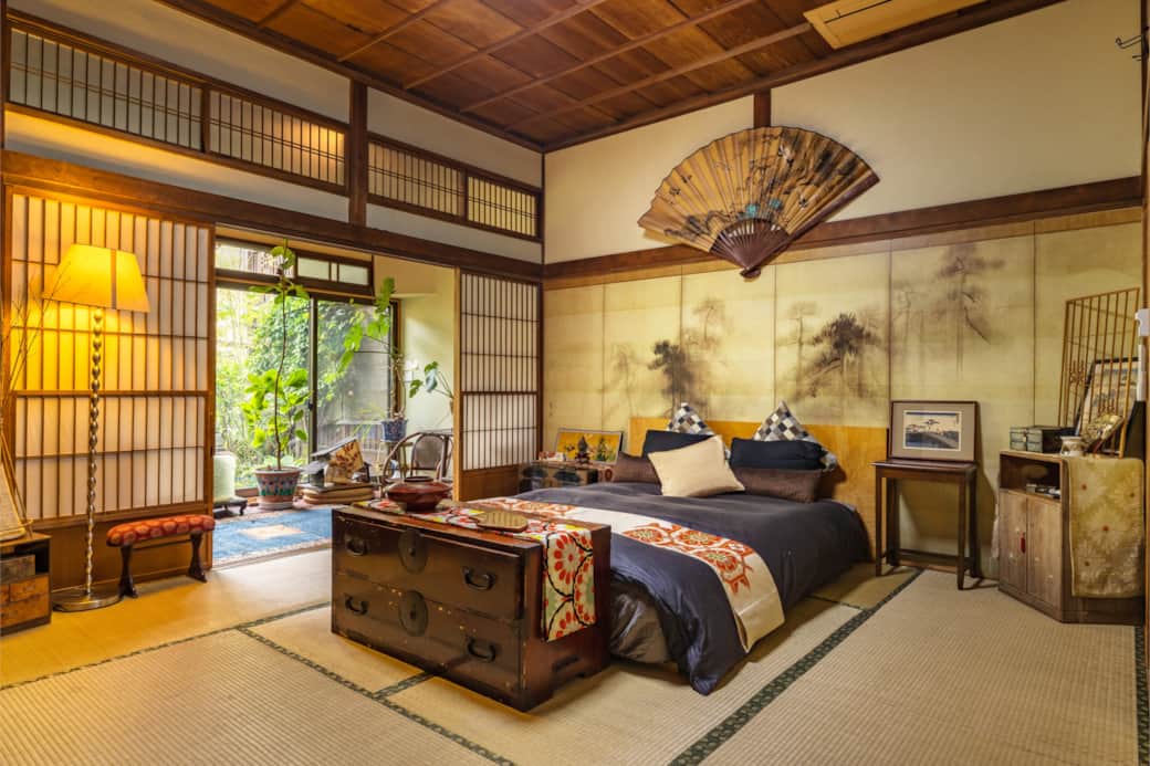 Open the sliding doors to your sunlit Engawa, perfect for morning tea or quiet reflection