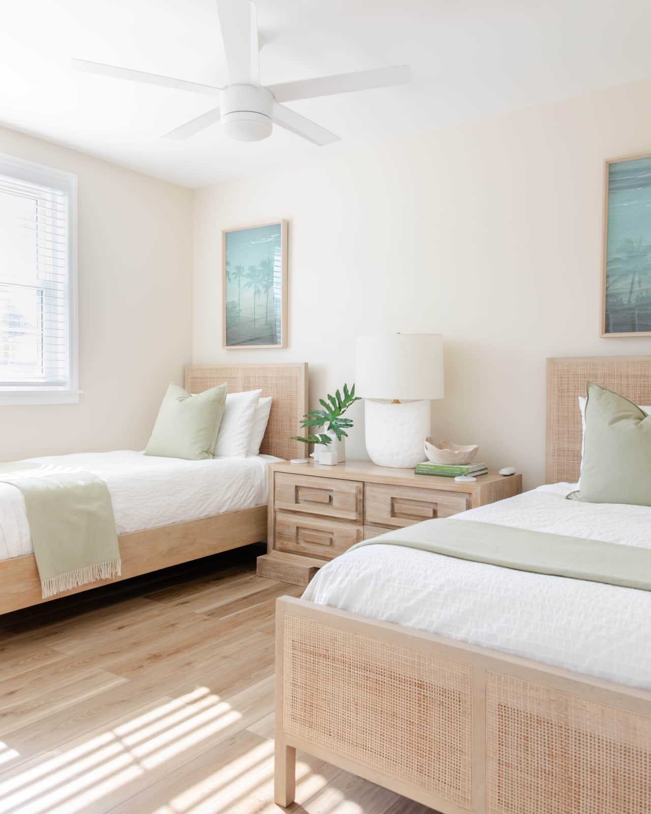 Convenient twin size beds