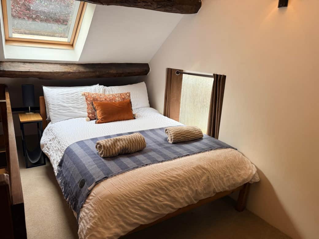 Comfy double bed