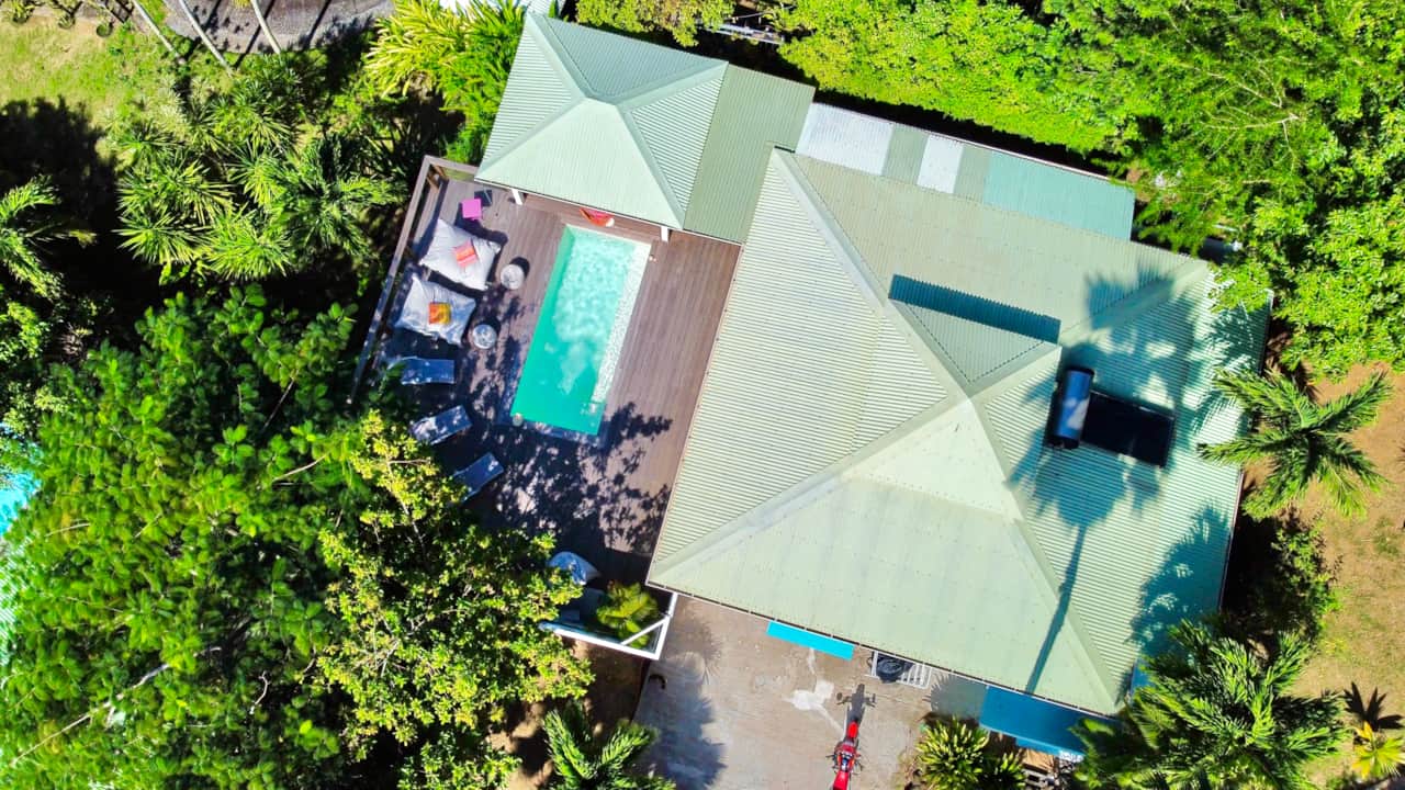Vue drone villa Orsalina
