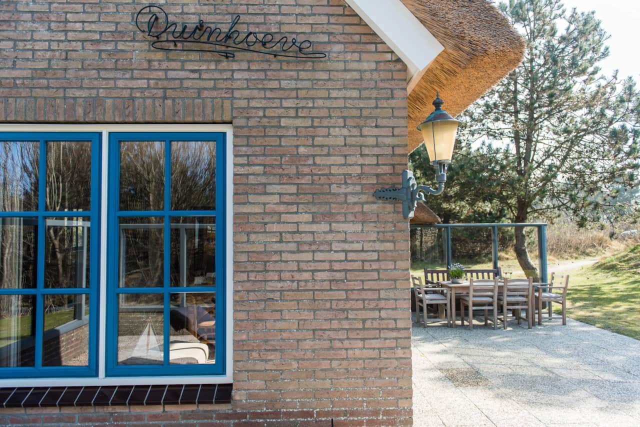 Charakteristisches Haus in den Dünen