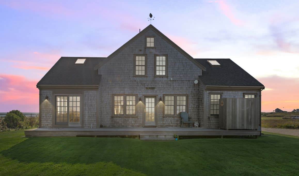 Rear of house at Dusk