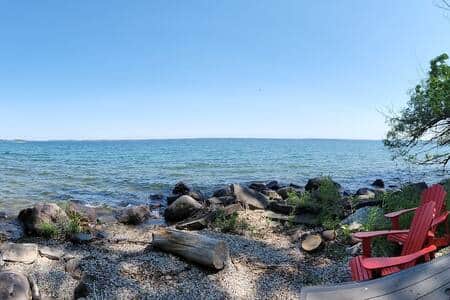 Waterside on the beach