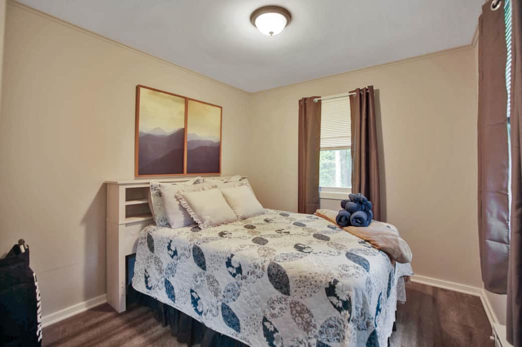 Bedroom 2, full sized bed