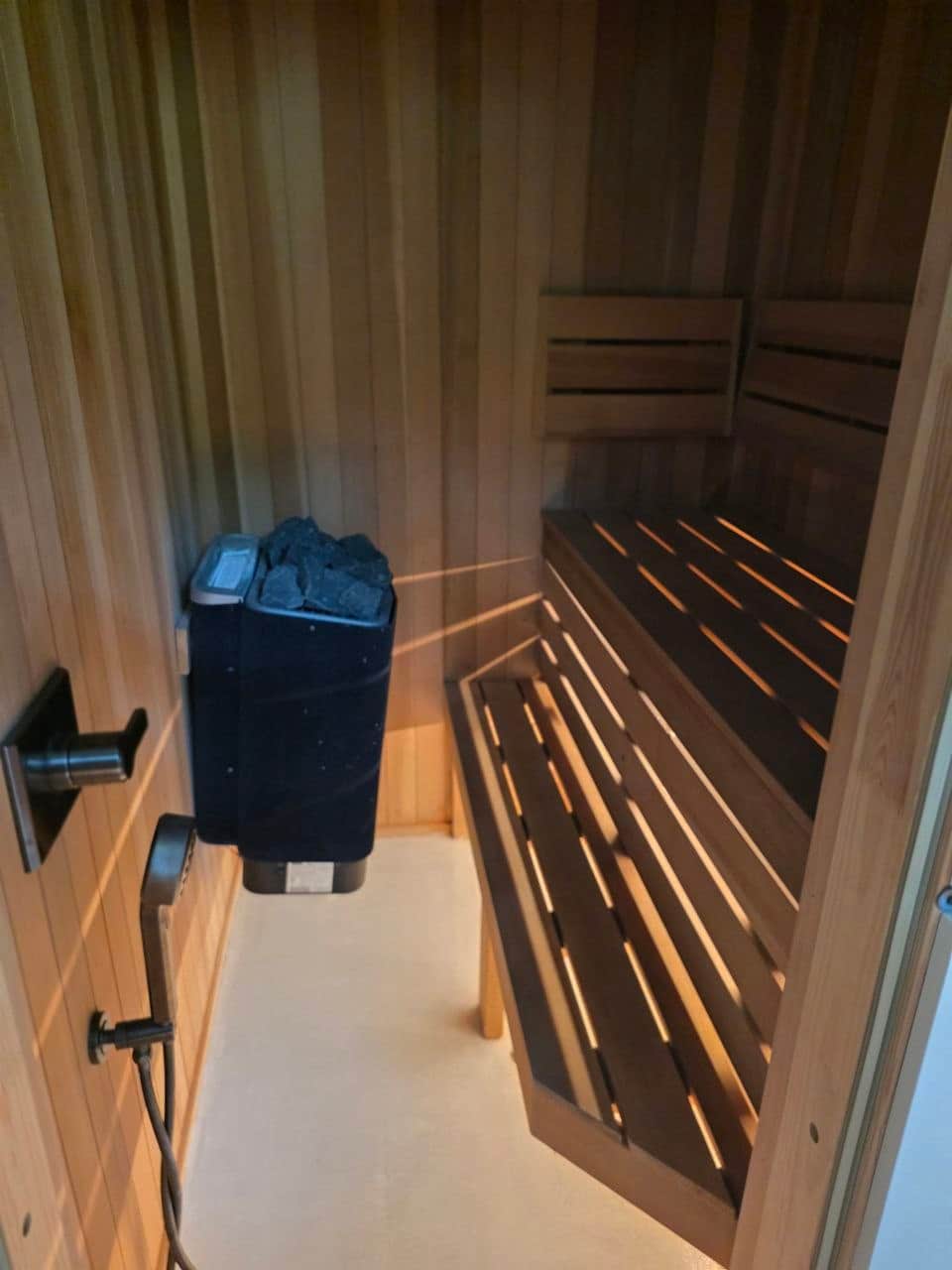 Master bath Sauna