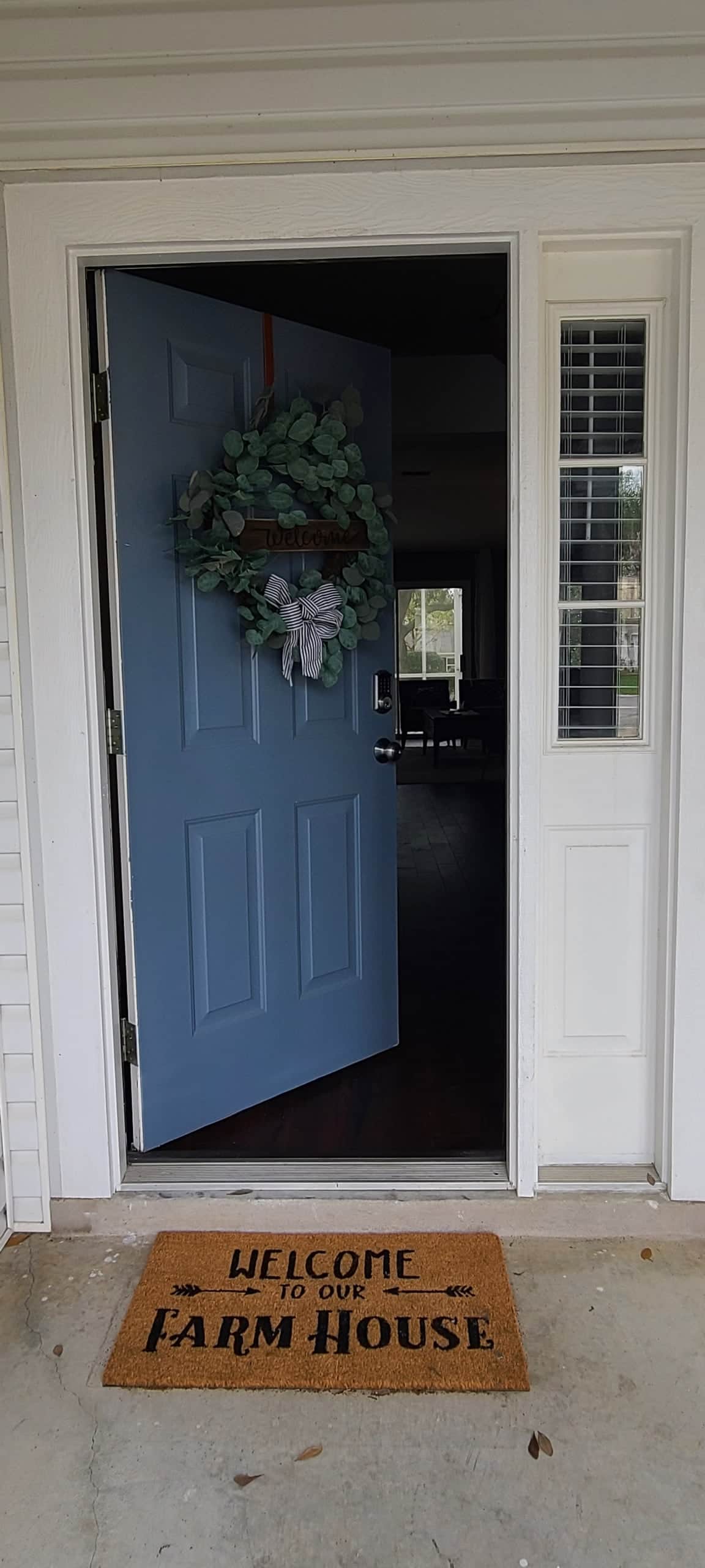 Front door - patio. 