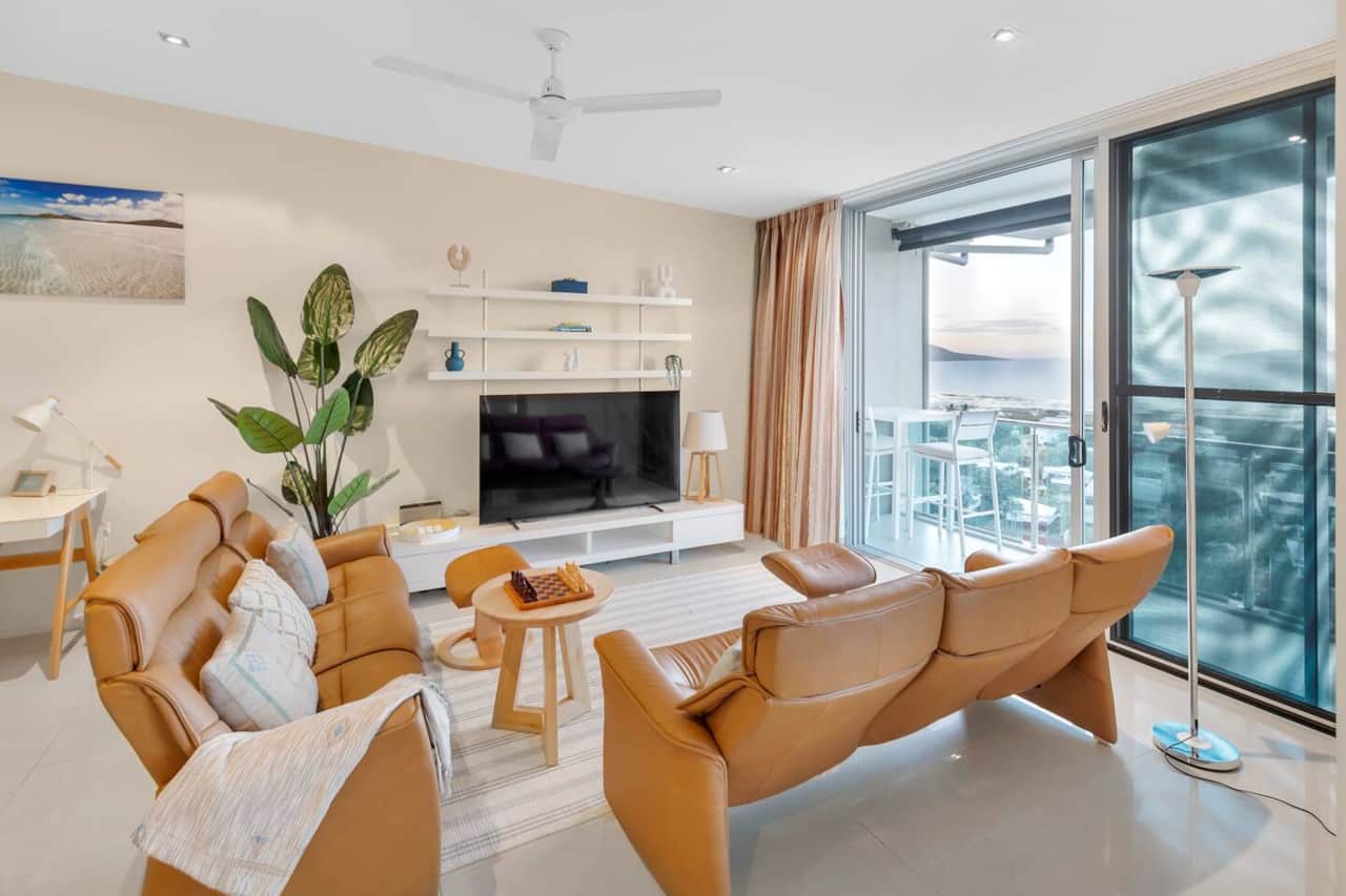 Living Room, wide screen TV and breathtaking views