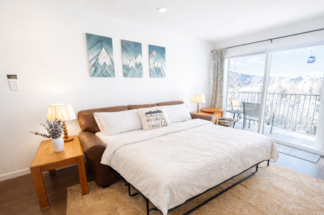 Queen sleeper sofa in living room Queen sleeper sofa in living room