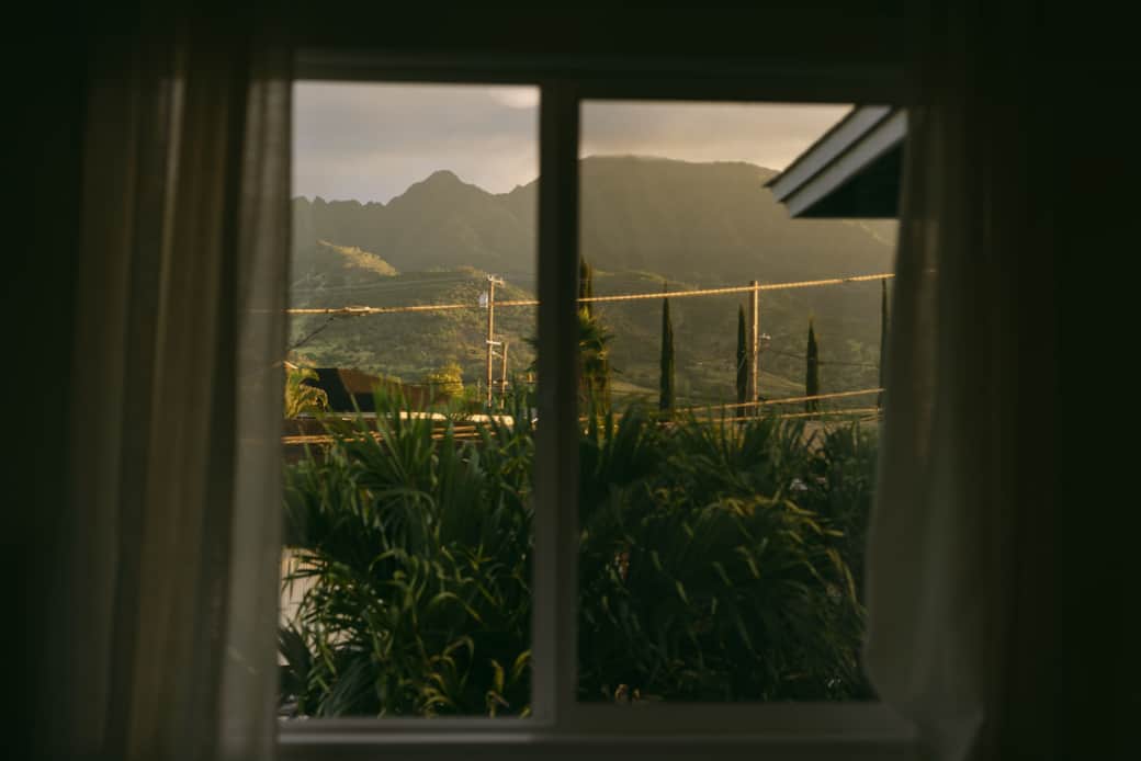 View from window & deck