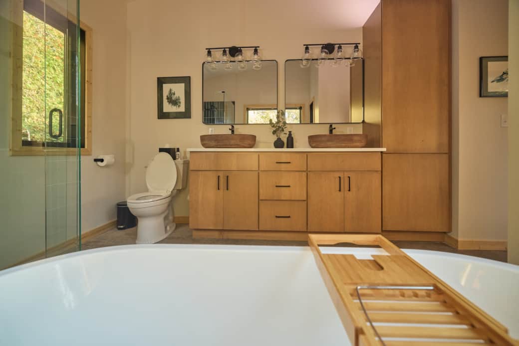 Primary Bathroom – View From Soaking Tub
