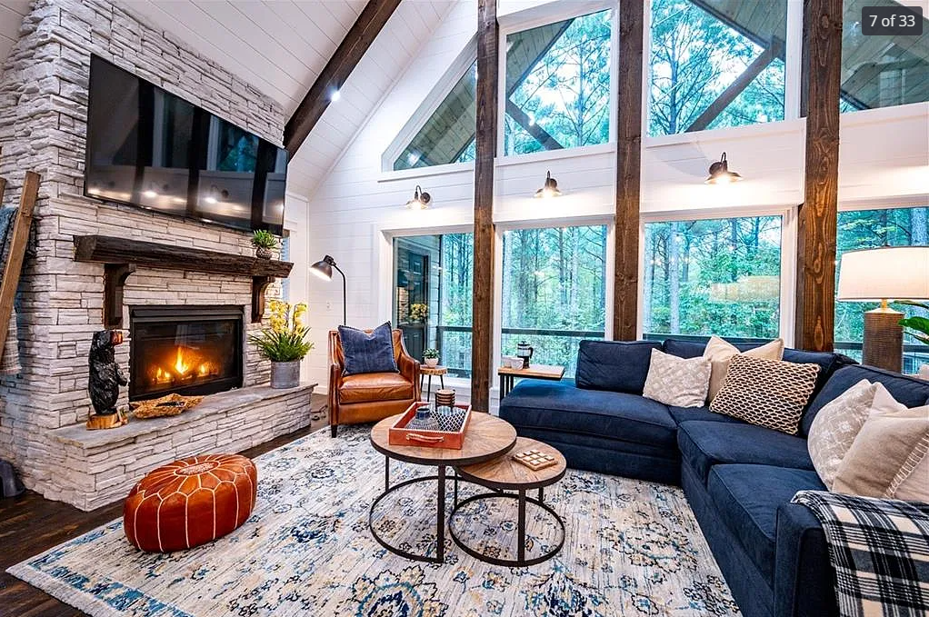 Living room fireplace Living room fireplace