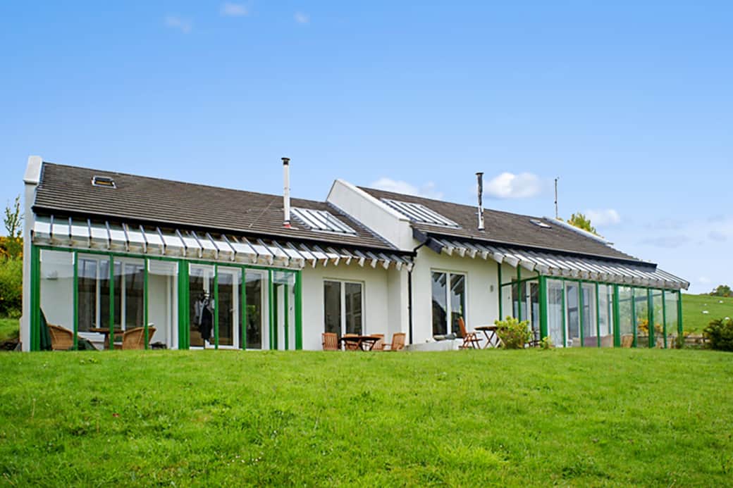 Exterior view of the cottages