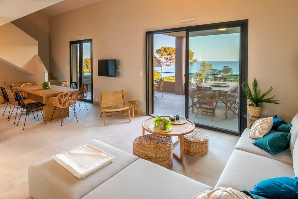 Vue mer villa 2