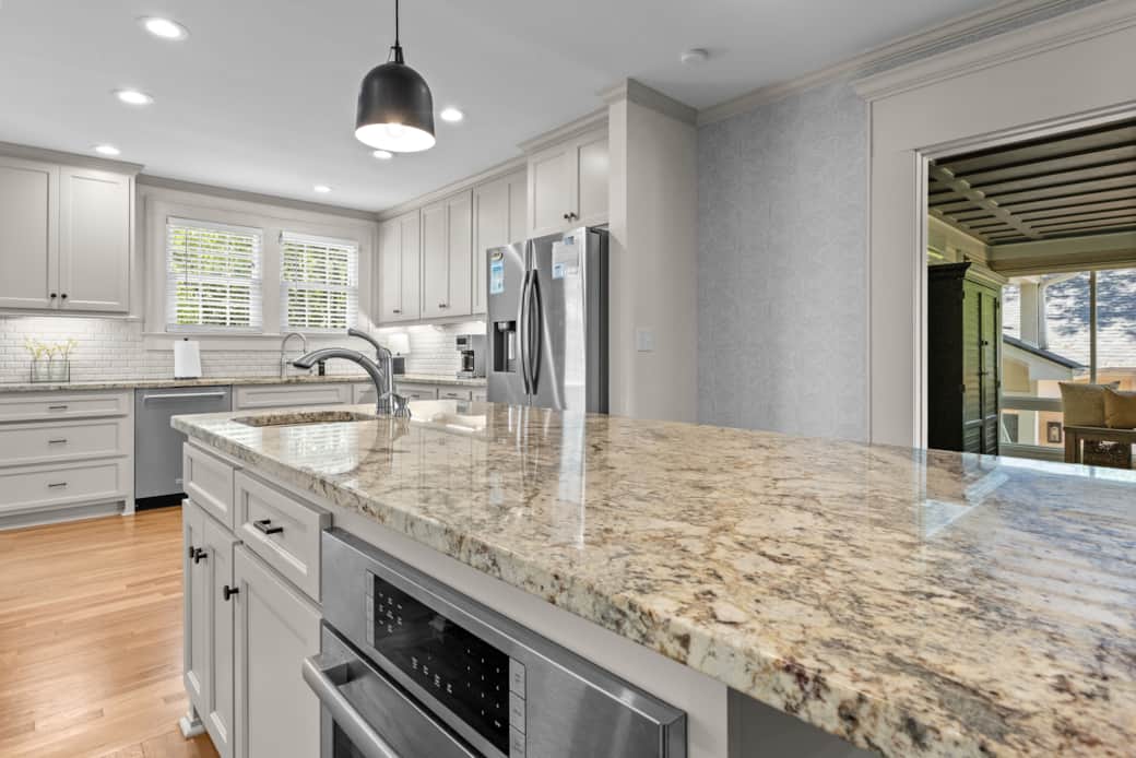 Gourmet Kitchen with Two Ovens & Large Granite Island Gourmet Kitchen with Two Ovens & Large Granite Island