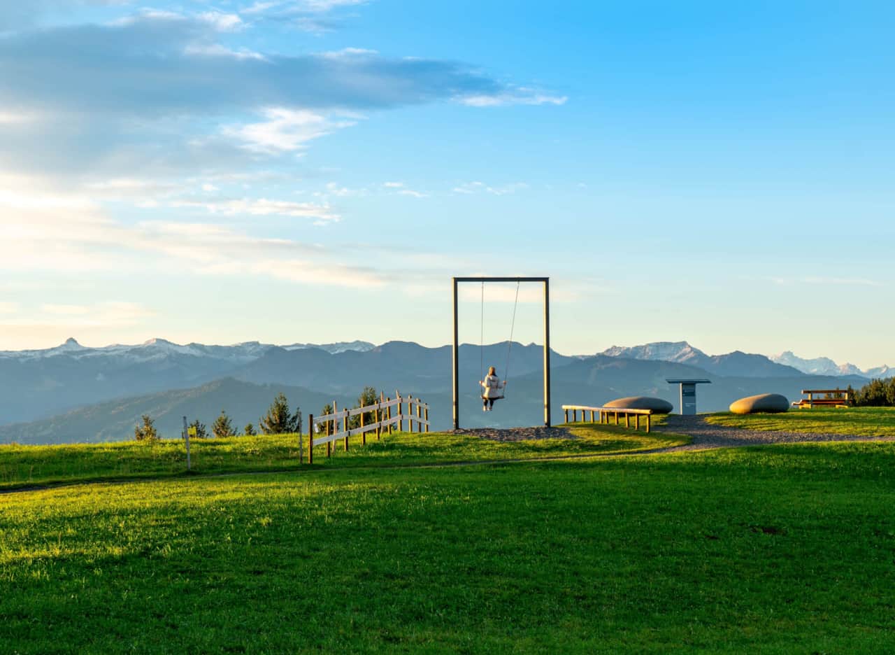 Panoramaschaukel am Höhenweg