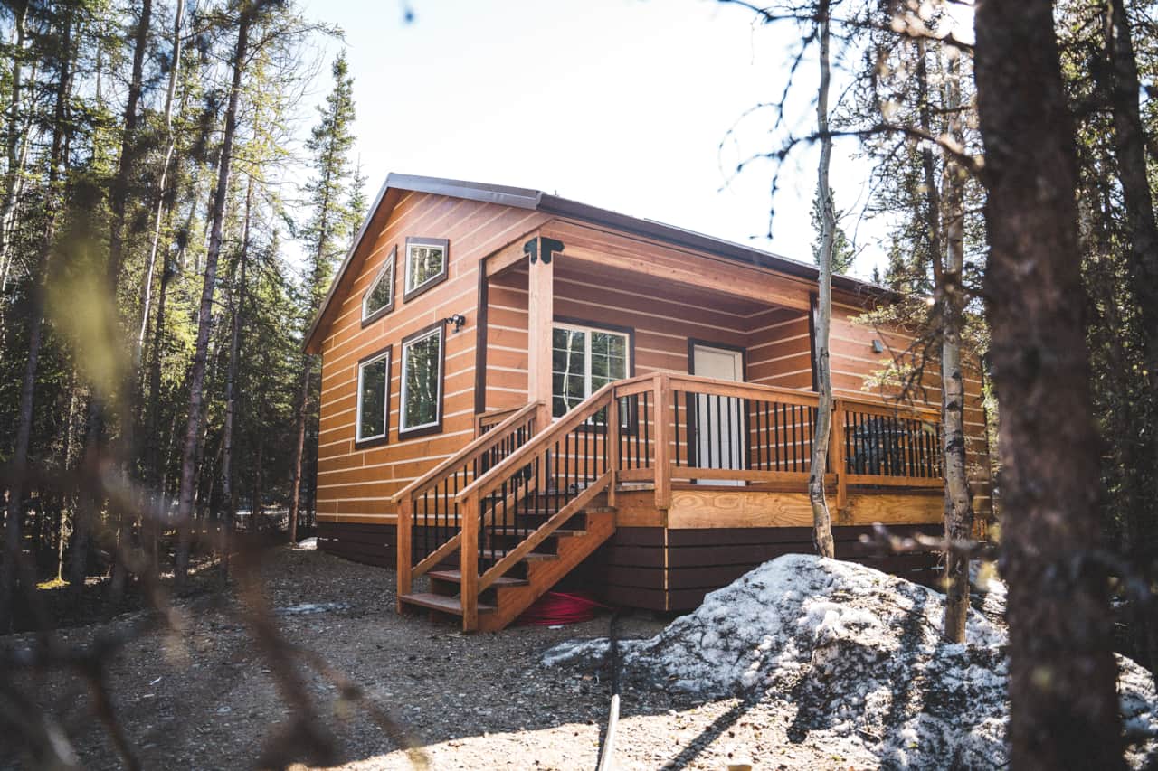 Moose Cabin spring exterior