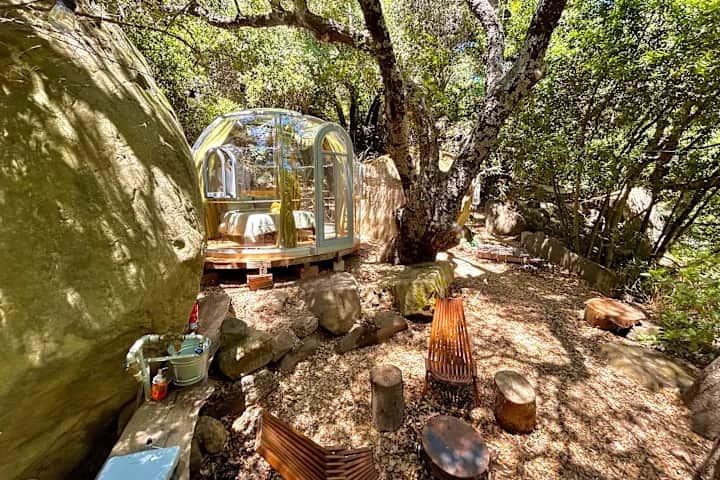 Harmony s glamping hermit dome central coast