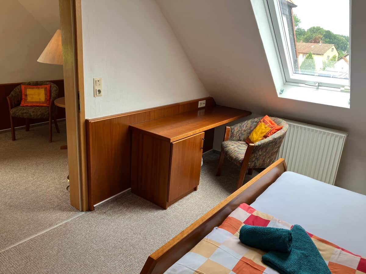 alternative Bestuhlung des Appartements. 