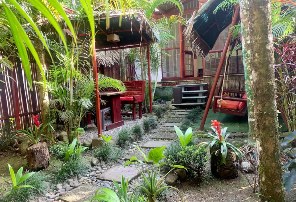 uva blue villas puerto viejo villa 4 tropical garden pathway