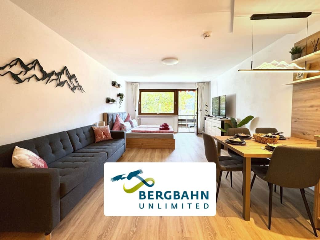 Moderne Ferienwohnung mit Blick auf die Berge