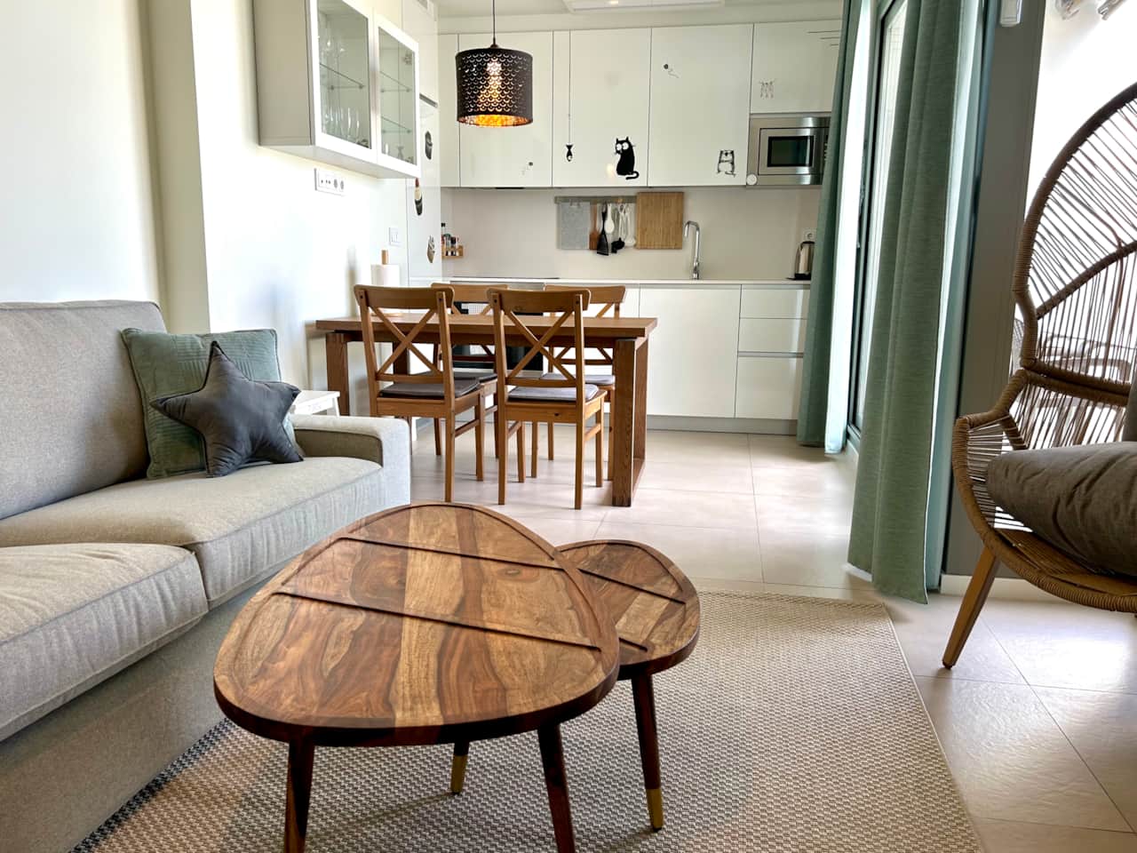 Salón y cocina