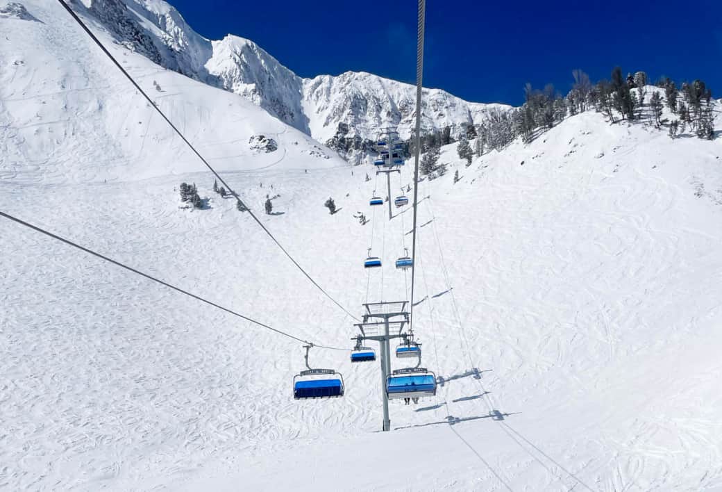 Big Sky Resort powder seeker lift