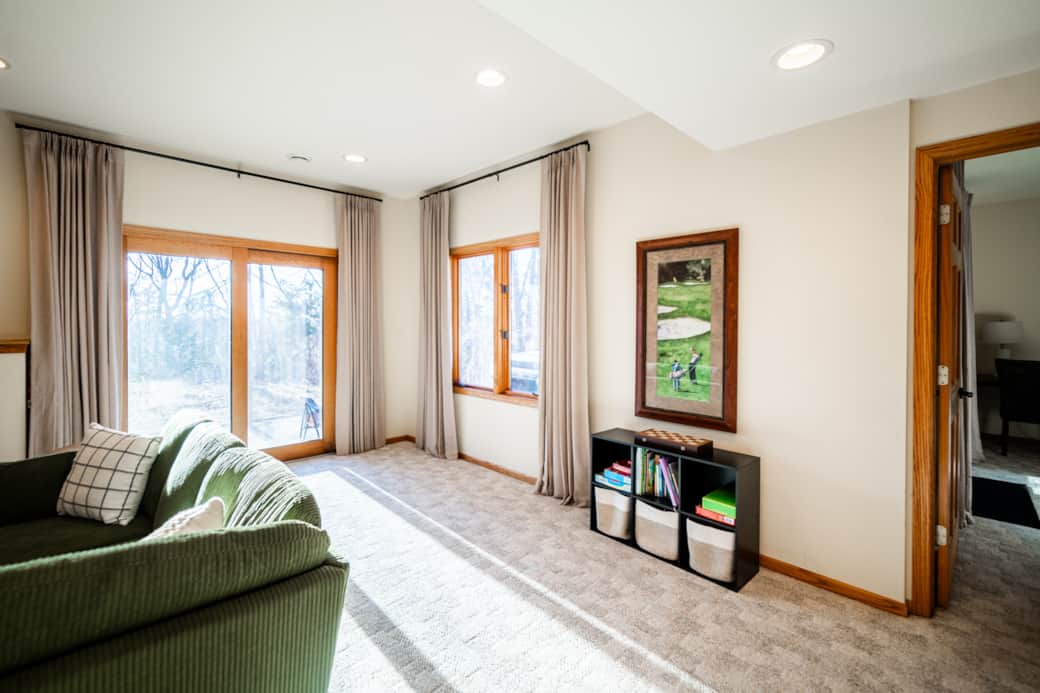 Basement rec area