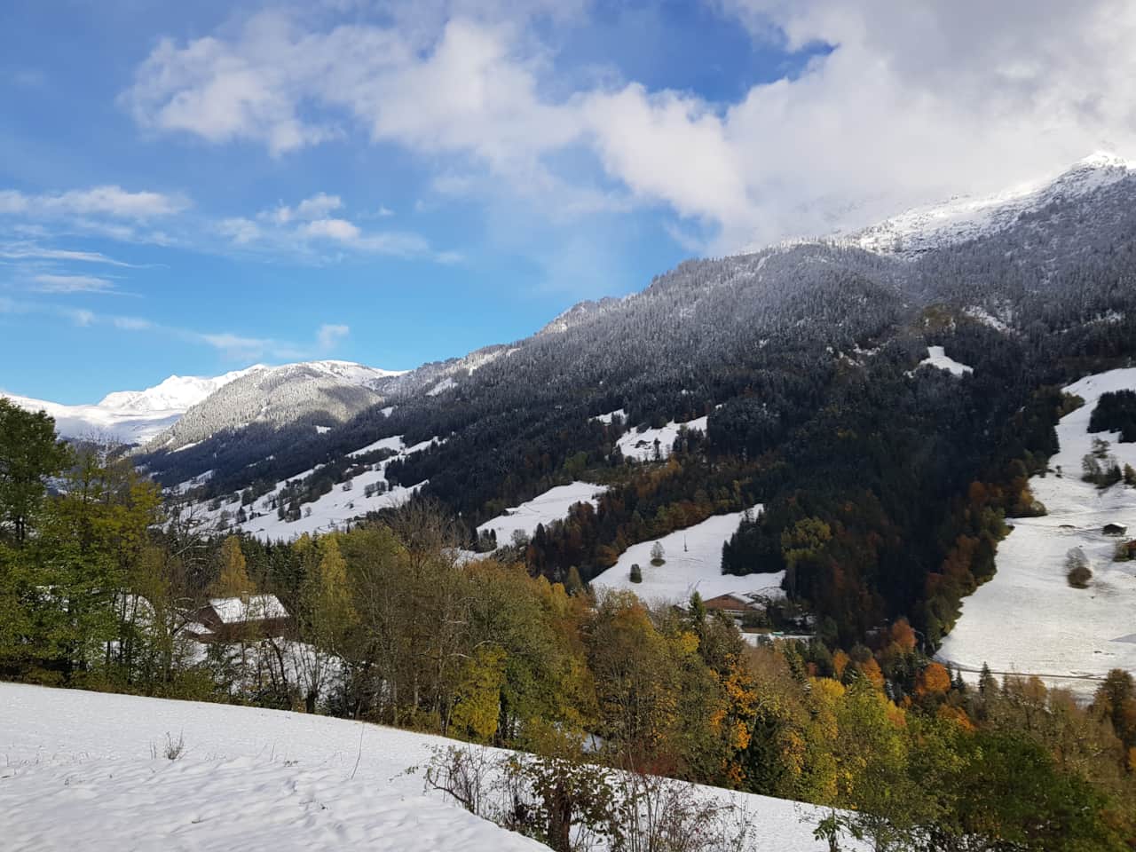 Vue terrasse (Mont Blanc)