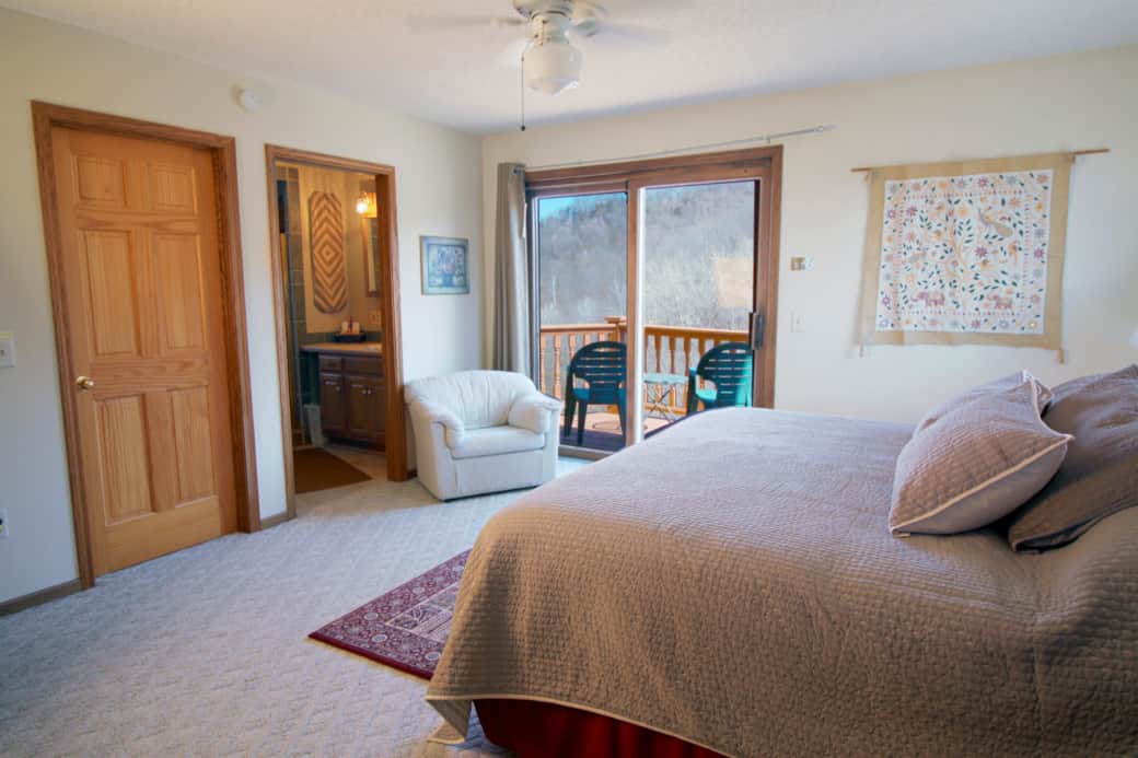 Black Hawk Master Bedroom Deck View