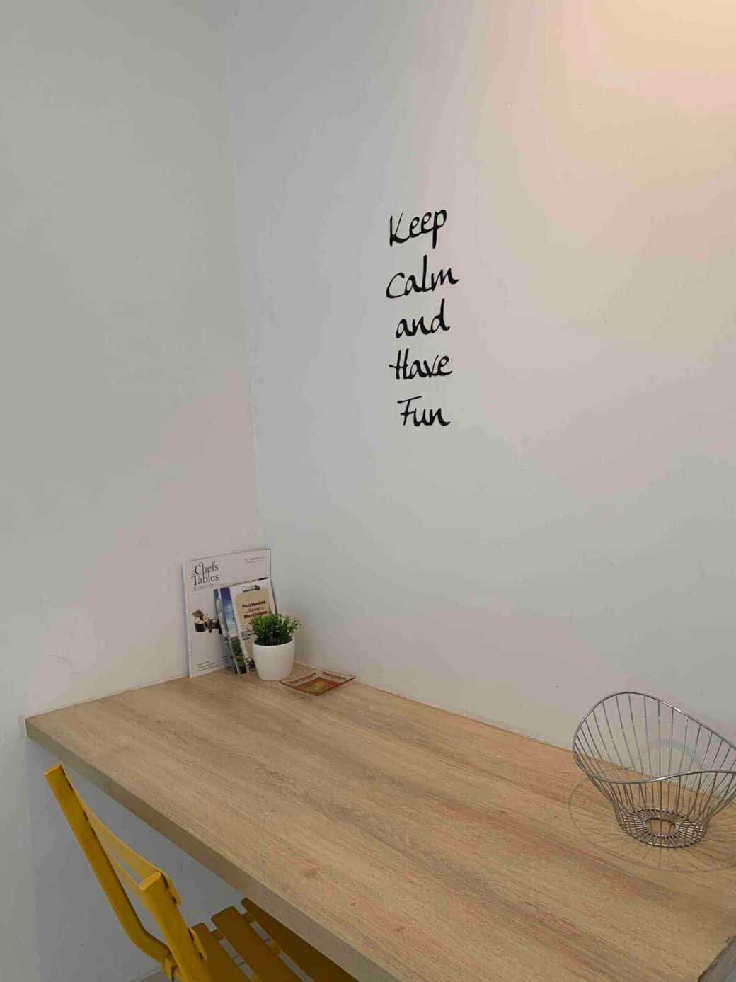 Espace de travail dédié