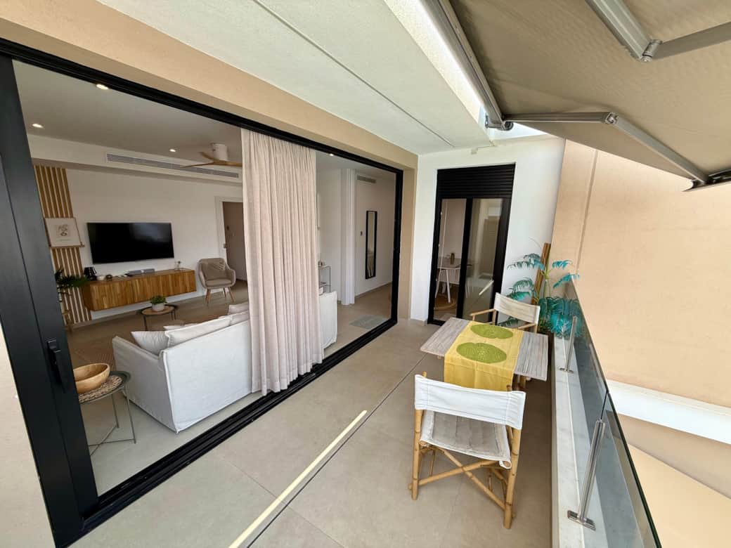 Terrace off the living room