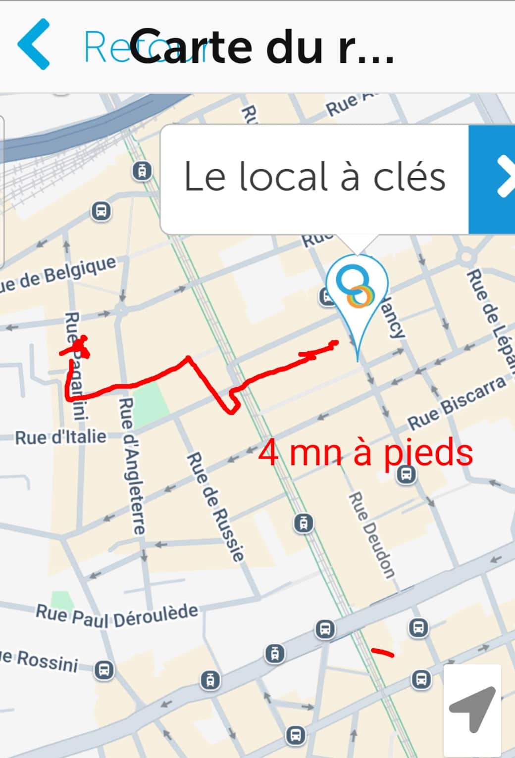 Map of the property location