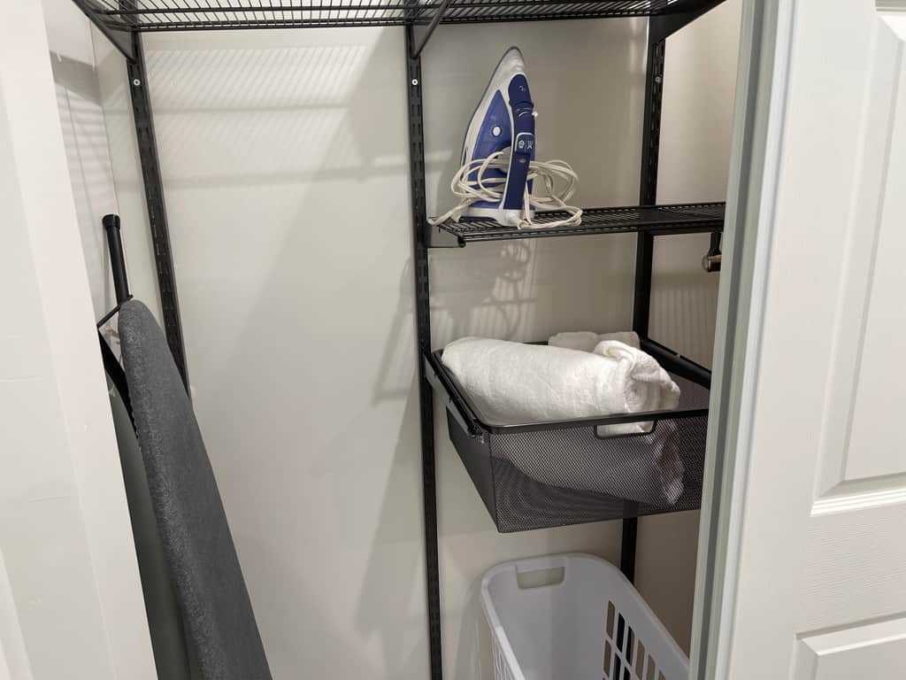 Bedroom 2 Closet with Ironing Board and Iron