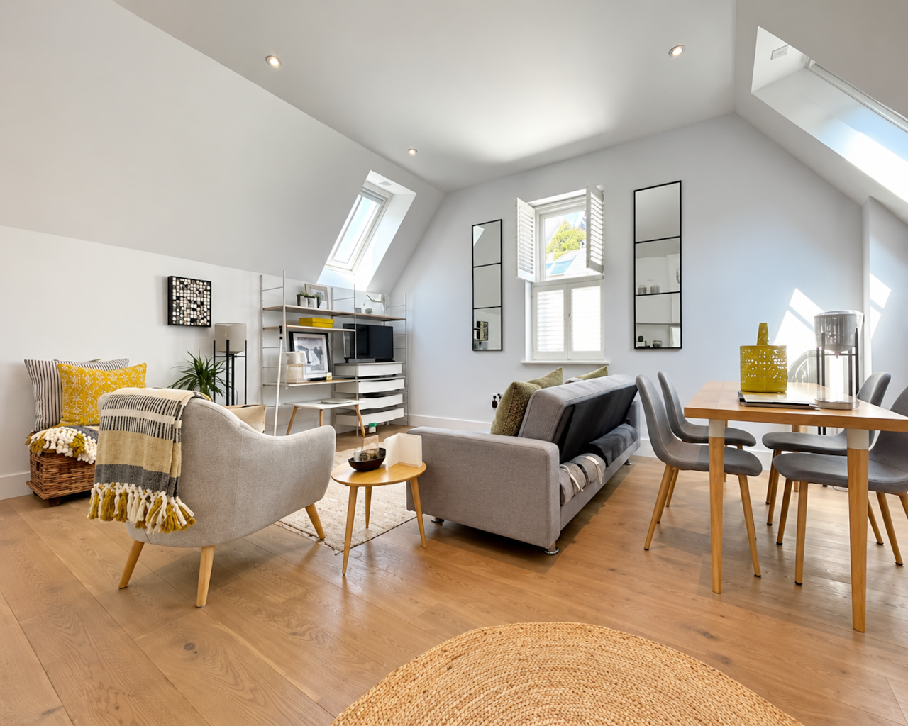 Open plan living room & diner