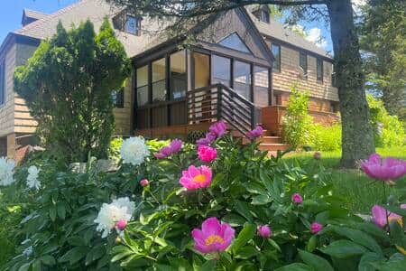 Back Yard  deck and screen room