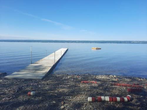 50 foot dock and floating dock