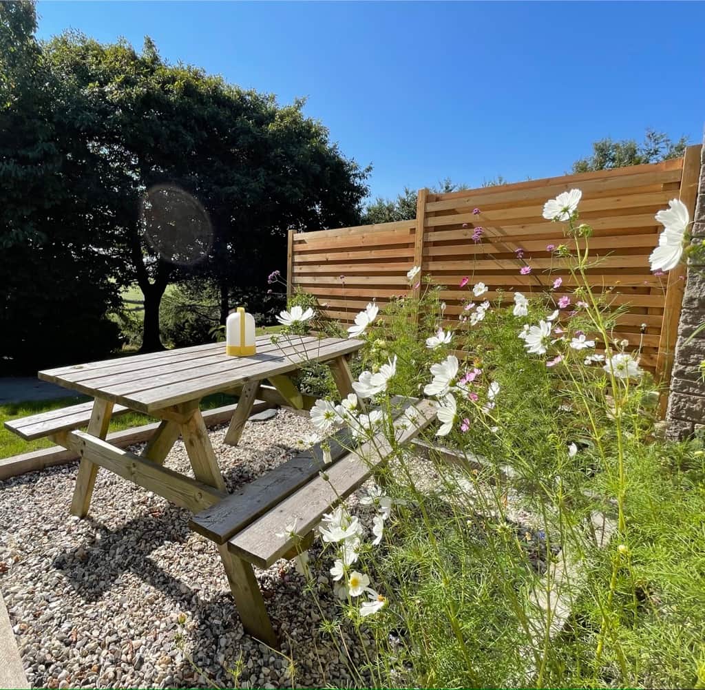 Beautiful south facing terrace