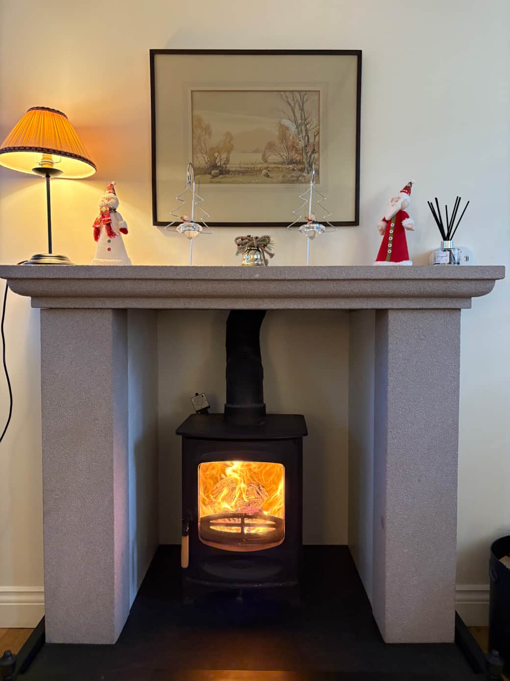 Cosy log burner 