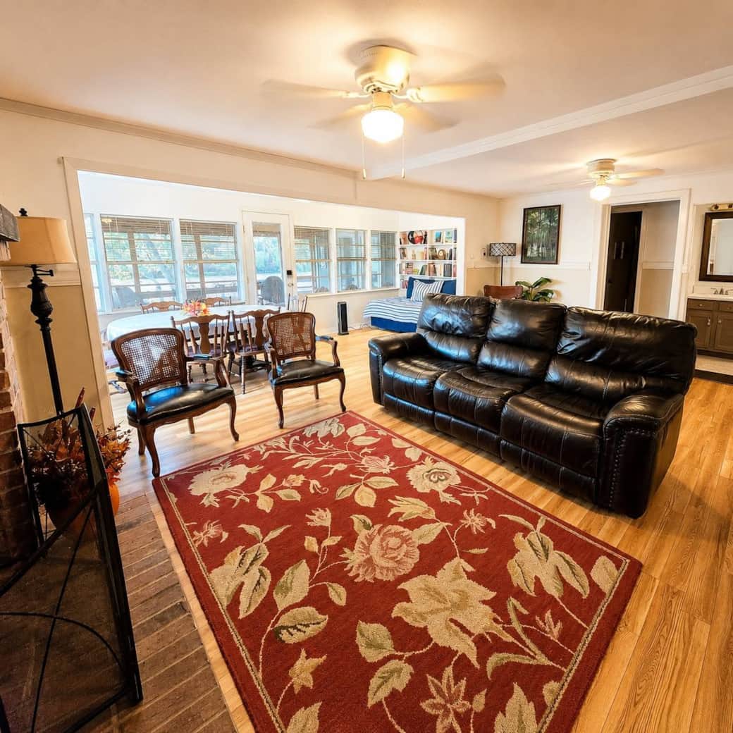 Open Living and Dining Area Open Living and Dining Area