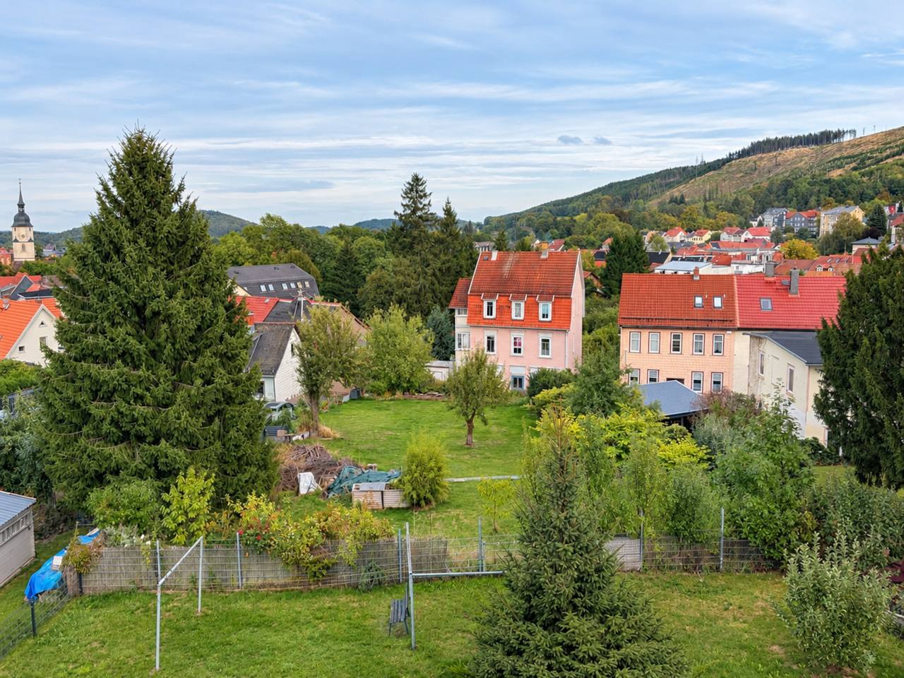 Blick von der Loggia über Friedrichroda