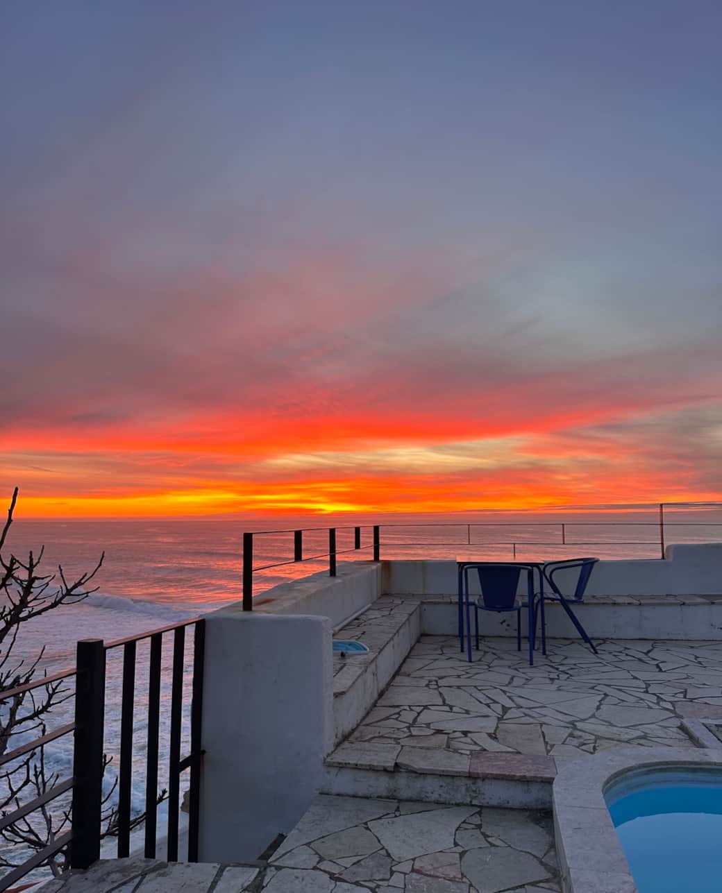 Sunset from the terrace