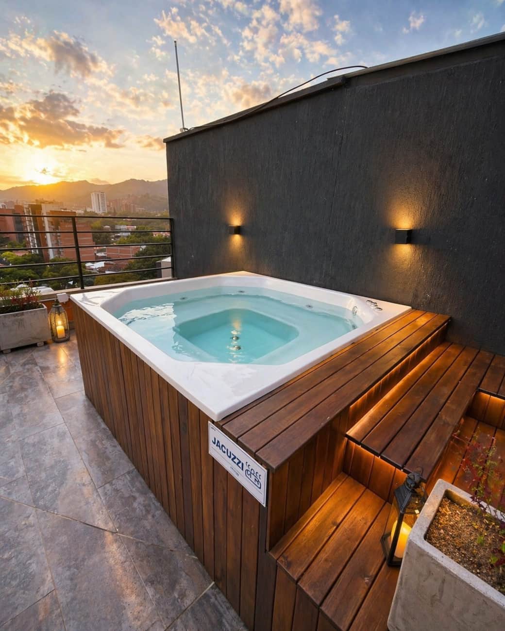 Alojamiento en Medellín con Jacuzzi en terraza