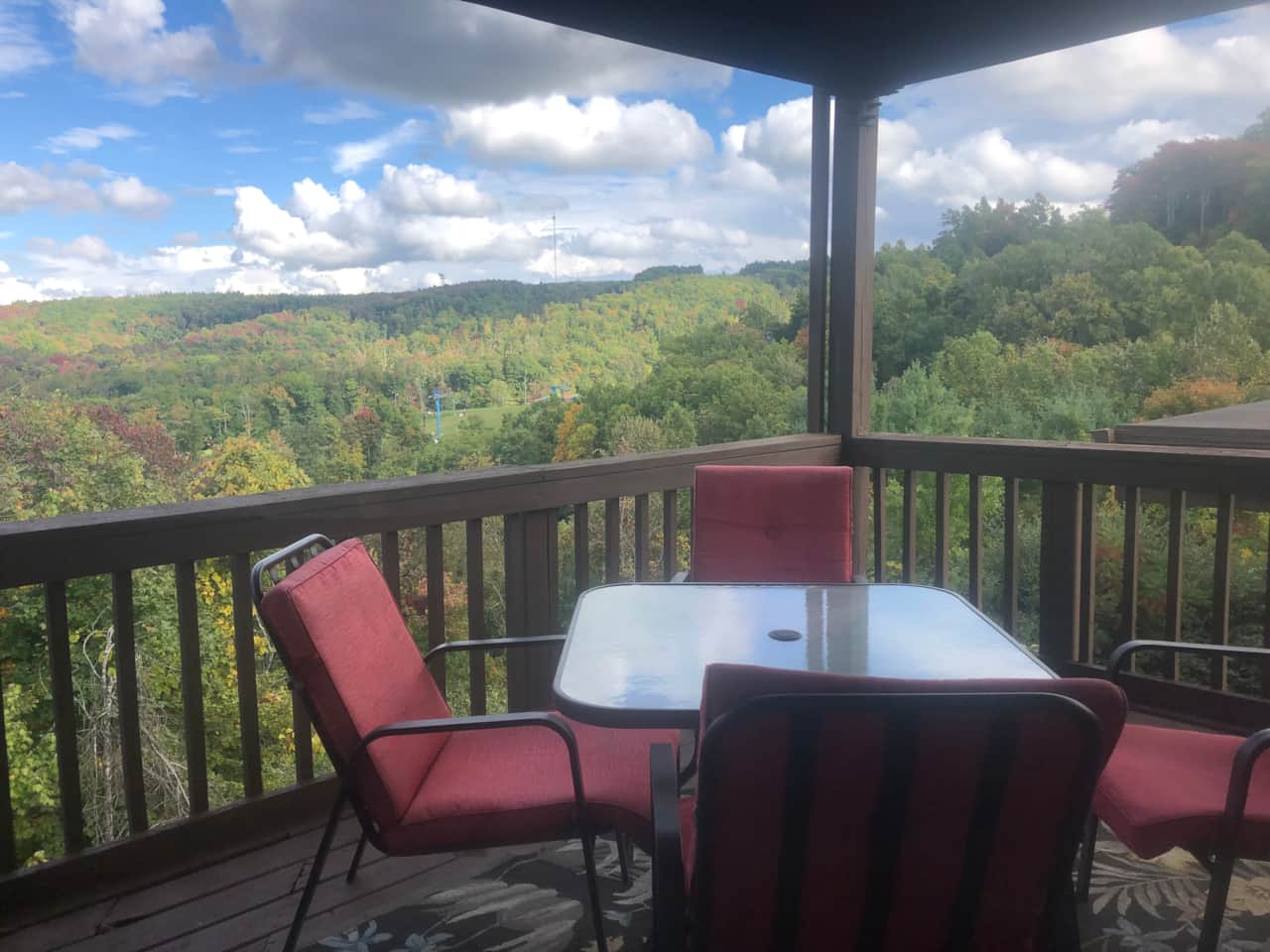 Private deck summer