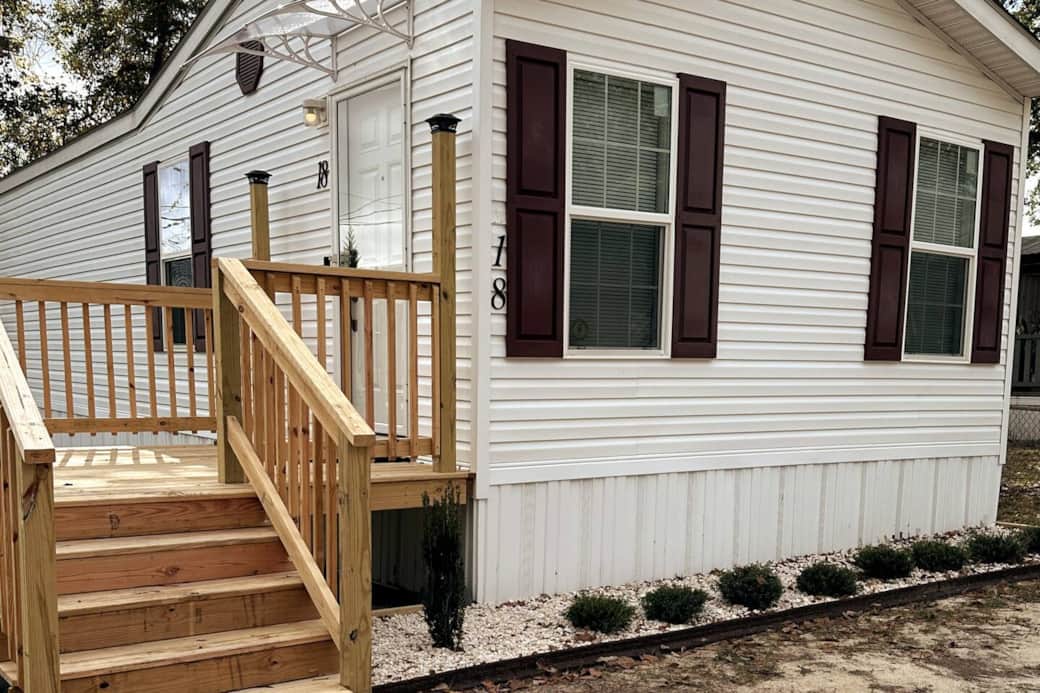 Street side entrance