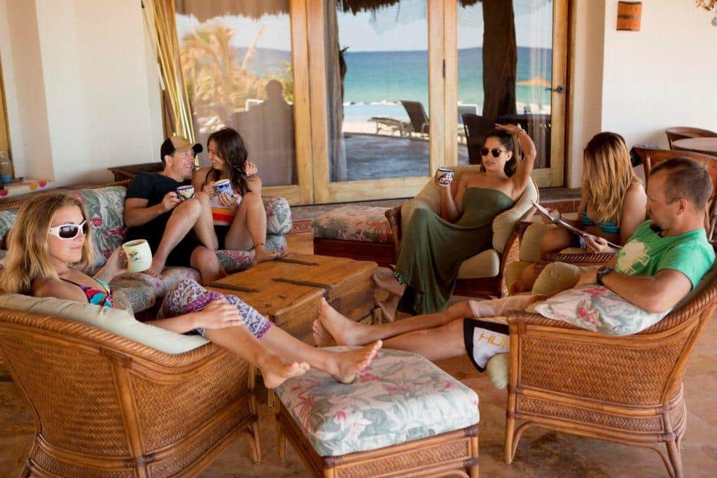 Palapa Seating Area