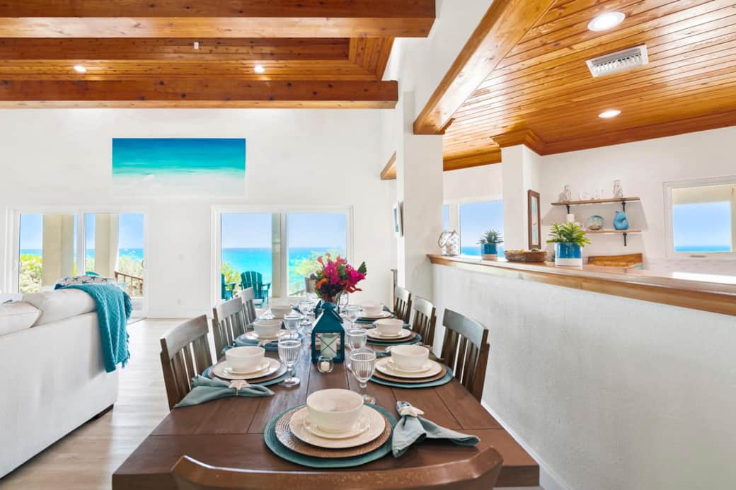 Gather around the table, where every meal comes with an ocean view Gather around the table, where every meal comes with an ocean view