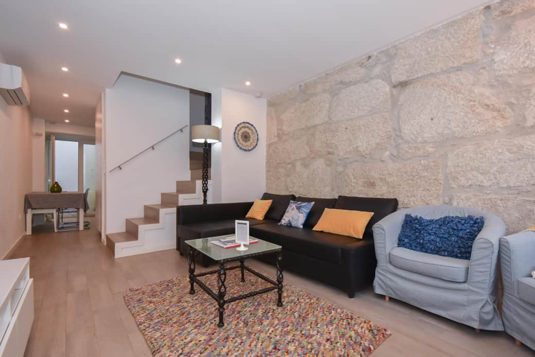 The spacious ground floor flows from the comfortable lounge to the modern kitchen.