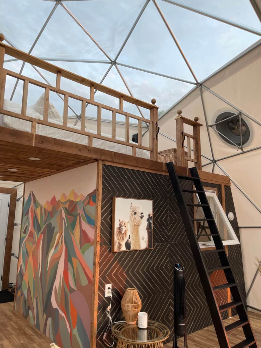 Ladder to loft