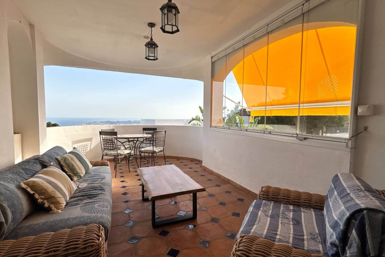 Breakfast with panoramic Mediterranean views from your private terrace.