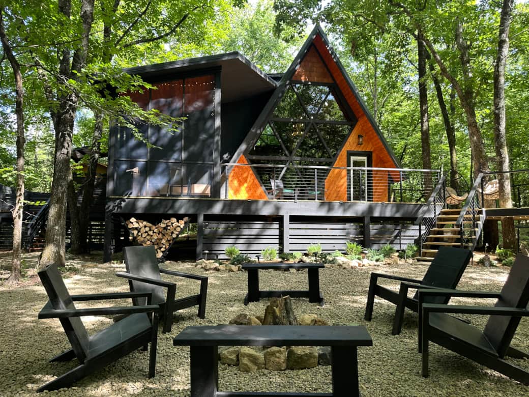 Gather 'round the firepit, roast marshmallows, and  let the sound of brook soothe your soul  